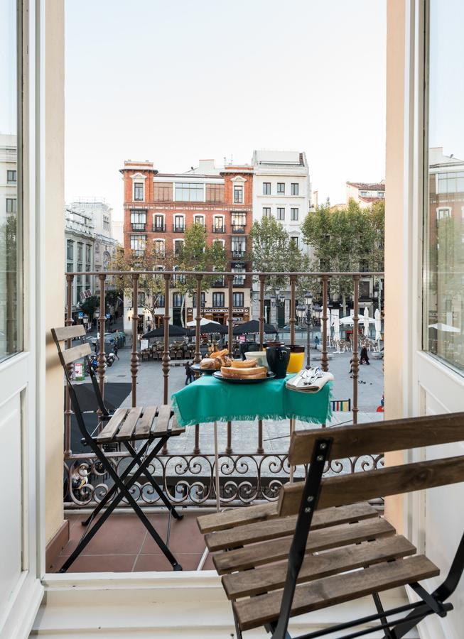 Plaza Santa Ana Leilighet Madrid Eksteriør bilde