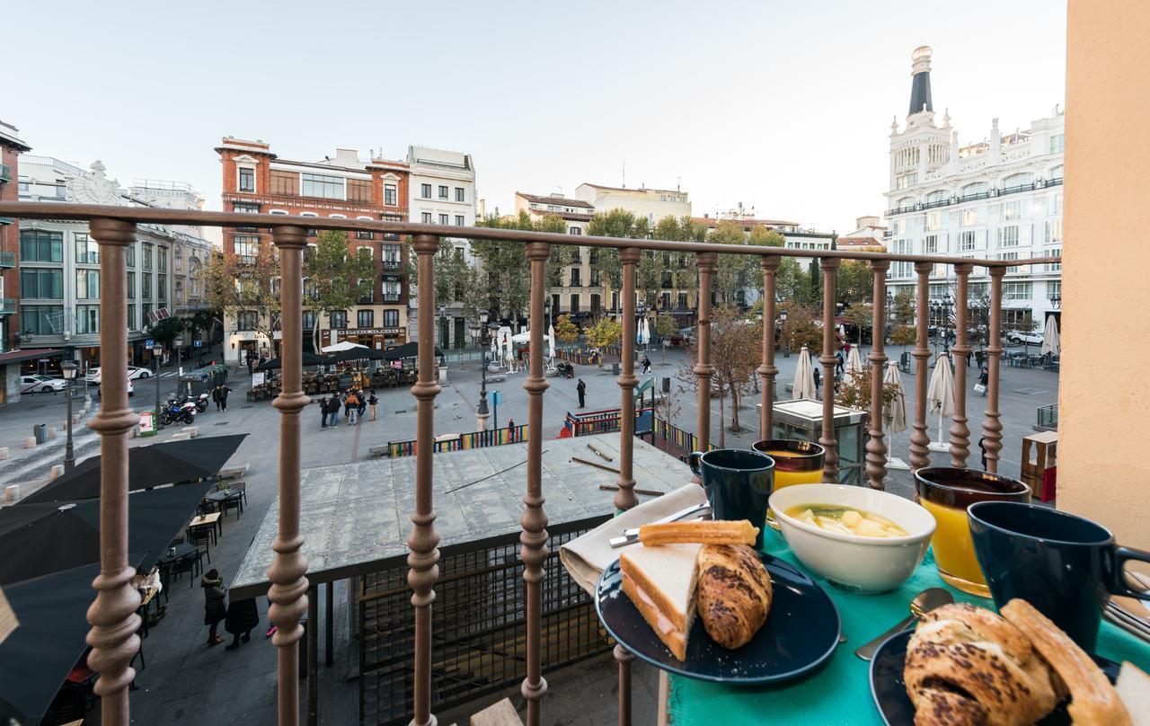 Plaza Santa Ana Leilighet Madrid Eksteriør bilde